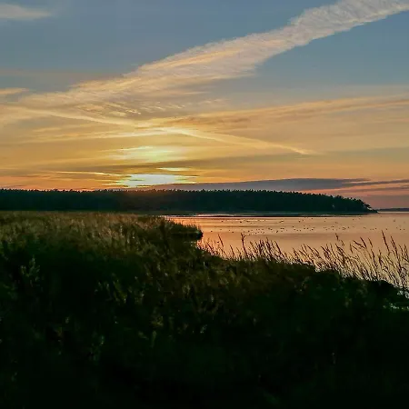 דירה Haffblick Im Reetdachhaus Am Haff Pepelow