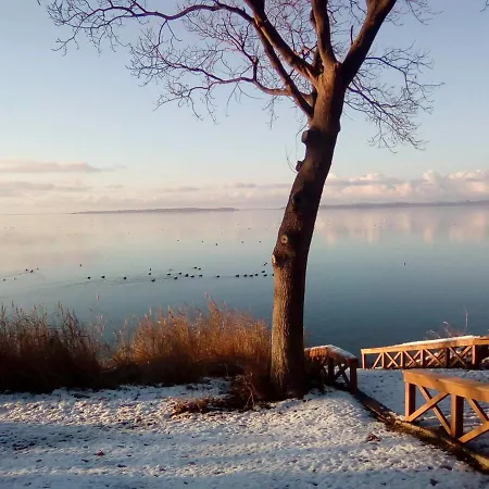 Haffblick Im Reetdachhaus Am Haff דירה Pepelow